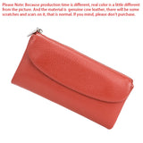 Royal Bagger Long Wallets for Women Genuine Cow Leather Fashion Clutch Coin Purse Card Holder Simple Solid Color Money Clips1489